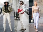 Белые джинсы сделают деловой стиль более современным