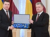 Президента Латвии наградили орденом Ярослава Мудрого
