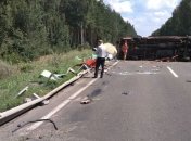 На Черниговщине перевернулся микроавтобус с гребцами: 8 человек пострадало 