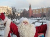 На границе Финляндии и России встретились Йоулупукки и Дед Мороз 