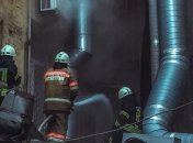 В центре Киева произошел пожар в ресторане