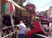 В Одессе горело еще одно кафе 