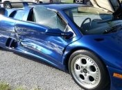 Суперкар Lamborghini Diablo в очередной раз попал в аварию