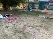 Место обстрела мирных в селе Константиновка