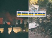 Заграва від пожежі була видна в різних районах Енергодару