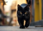 Черную кошку в древности связывали с магией