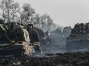 Знищена колона російської техніки