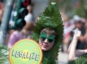 В Праге люди вышли на митинг за легализацию марихуаны