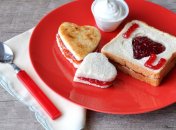 Рецепты на День Валентина: Сэндвич-валентинка