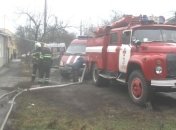 В Харькове трое детей чуть не сгорели при пожаре