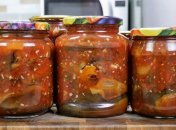 Рецепт овочевого салату на зиму