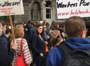 В Лондоне прошла акция против запрета абортов в Ирландии