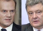 Порошенко Туску: Необходимо расширить мандат СММ ОБСЕ на Крым