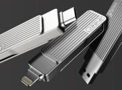 Необычные USB-флешки Xiaomi Jessis M с разъемами USB-С и Lightning (Фото)
