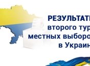 Результаты второго тура местных выборов в Украине 