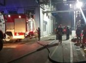 Под Одессой четыре часа тушили пожар на маслоперерабатывающем заводе: фото