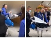 У Китаї у збірної України відібрали банер