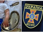 Ребенку помогли спасатели