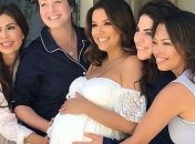 Ева Лонгория устроила пижамную вечеринку перед родами (Видео) 