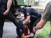 Задержание активистов во время акции в поддержку Стерненко: составлены админпротоколы