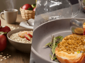 Запеченные яблоки с овсянкой