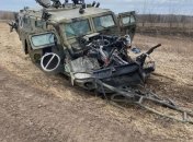 Уничтоженная в Украине российская бронемашина