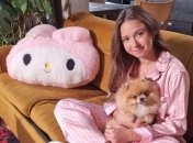 Камила Валиева и ее пес Лева