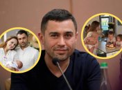 Орест Саламаха, его жена и дети