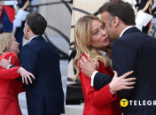 Объятия президента Франции и премьера Италии