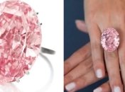 С аукциона за рекордную сумму продали крупнейший розовый бриллиант