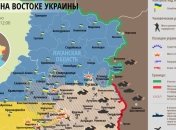 Карта АТО по состоянию на 25 сентября