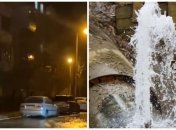 В Киеве затопило бульвар Верховной Рады: очевидцы показали видео