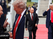 Первые кадры встречи Трампа с Путиным на Аляске