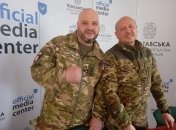 Командири підрозділів Дмитро Хміль (праворуч) та Олег Возний