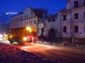 Дом, в который попала российская ракета