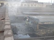 В Мариуполе произошел пожар в цеху "Азовзагальбуд"