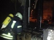 Ночью в Киеве сожгли помещение детского сада (Фото)