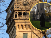 Старая башня на территории ДИИТа