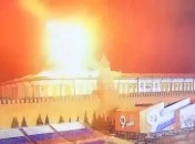 Якобы взрыв в кремле от удара БПЛА