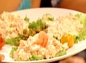 Салат с креветками