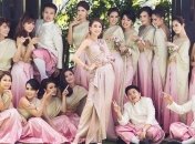 Вместо одного наряда эта невеста надела шесть свадебных платьев (Фото) 