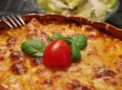 Постная лазанья с грибами