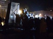 В Киевской области неизвестные свалили два памятника Ленину