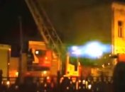 В центре Москвы горел Сретенский монастырь (Видео)