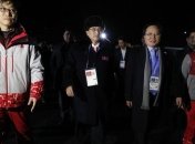 Спортсмены из КНДР прибыли на Олимпиаду в Южную Корею