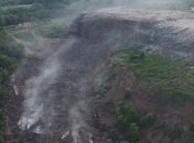 Во Львове из-за пожара на свалке прекращен вывоз мусора