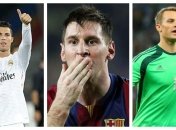 Официально: Месси, Роналду и Нойер - 3 претендента на "Золотой мяч"