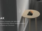 Создан дизайнерский столик с беспроводной зарядкой для гаджетов