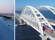 На мосту путіна зруйнований проліт