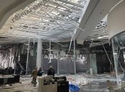 Разрушенный ТРЦ в Киеве